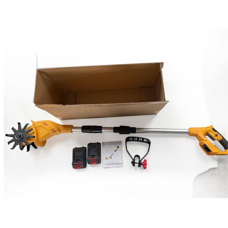 Compact Wheeled Electric Soil Loosener & Lithium Battery Tiller/Weeder