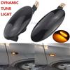 2PCS Dynamic LED Fender Side Marker Turn Signal Lights Amber For Nissan Qashqai Dualis Juke Micra March Micra Note X-Trail