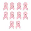 10Pcs Cancer Awareness Ribbon Brooch Pins For Women Healthcare Workers Decorative Lapel Pin For Clothing Embellishments