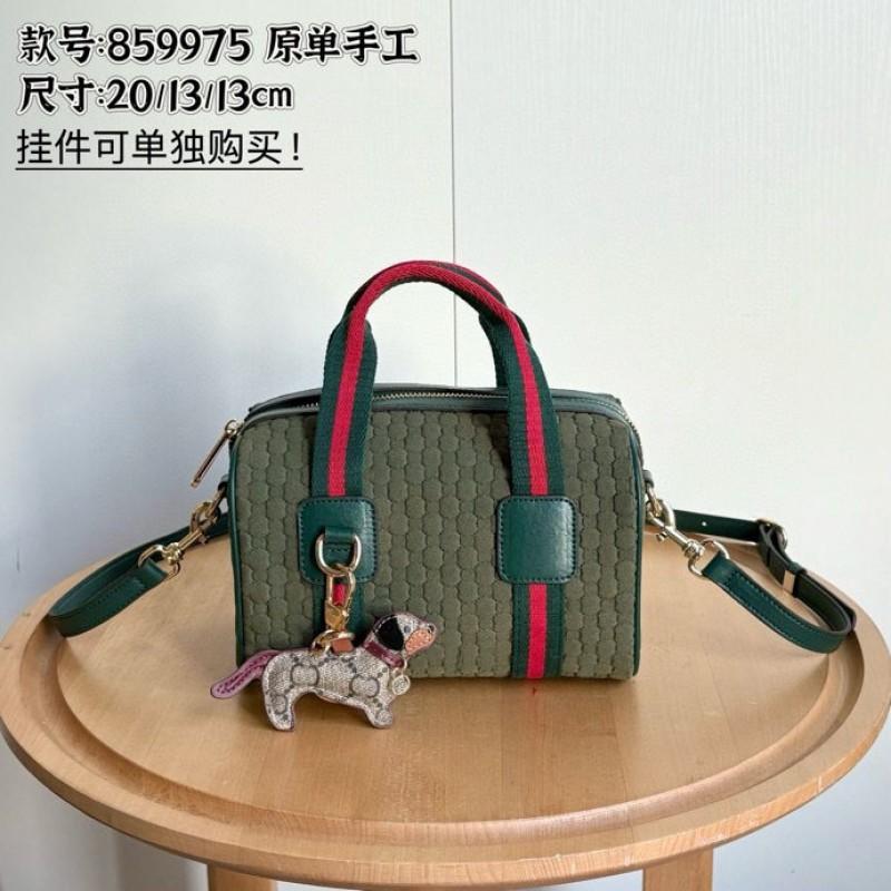 Exklusive G Family Neuer Stil Boston Tasche All-matching Handtasche Einzelne Schulter Crossbody Tragbar Pendeln Große Kapazität 20*13*13CM gray