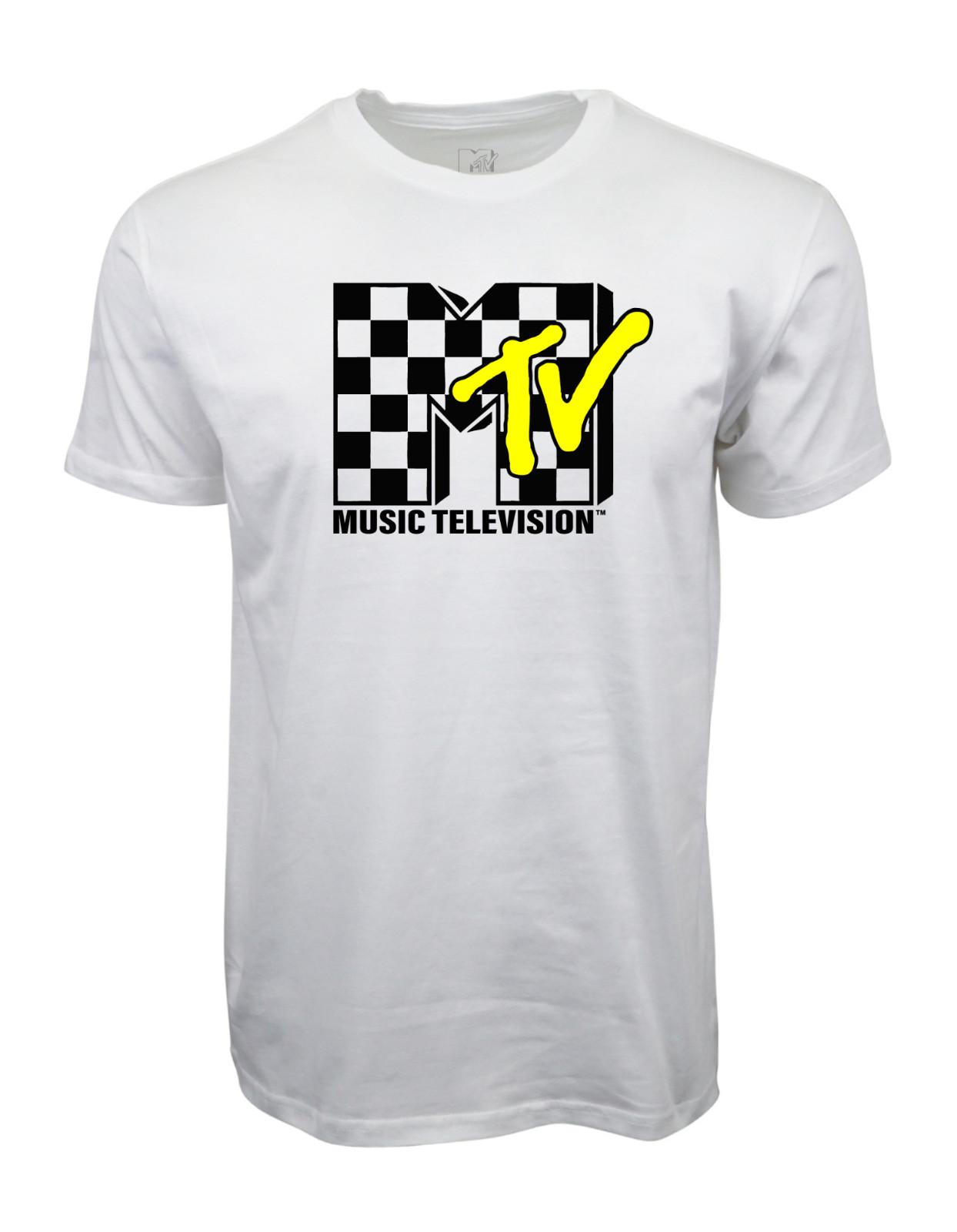 MTV Checkered Graphic T shirt XXL
