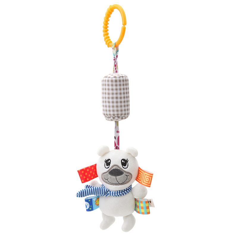 Newborn Baby Sensory Hanging Rattles Soft Early Learning Toys Kids Stroller Infant Car Bed Crib With Teether For Toddlers