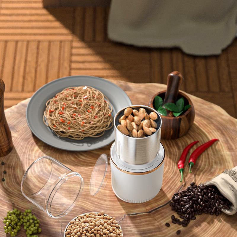 110V Low Noise Washable Coffee Grinder for Wet/Dry Beans & Ejiao