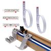 Metric Miter Track Tape Measure Self Scale Ruler Tape Woodworking Tools 1/2/3/4/5M