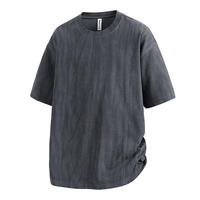 Short Sleeved Men's T-shirt Ice Silk Thin Round Neck Breathable Casual Top