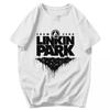 Men T Shirt Fans Support Linkined Parked From Zero Band Pops Y2K Graphic Quality Unisex Clothes T Shirts