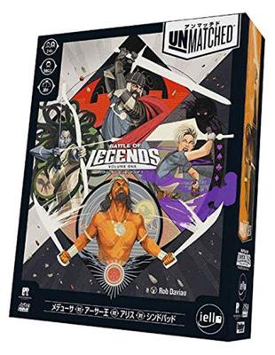 Hobby Japan Battle of Legends Japanese Version 30 for Ages 9 and Board Game Unmatched Vol.1 (for 2-4 Players, Minutes, Up)
