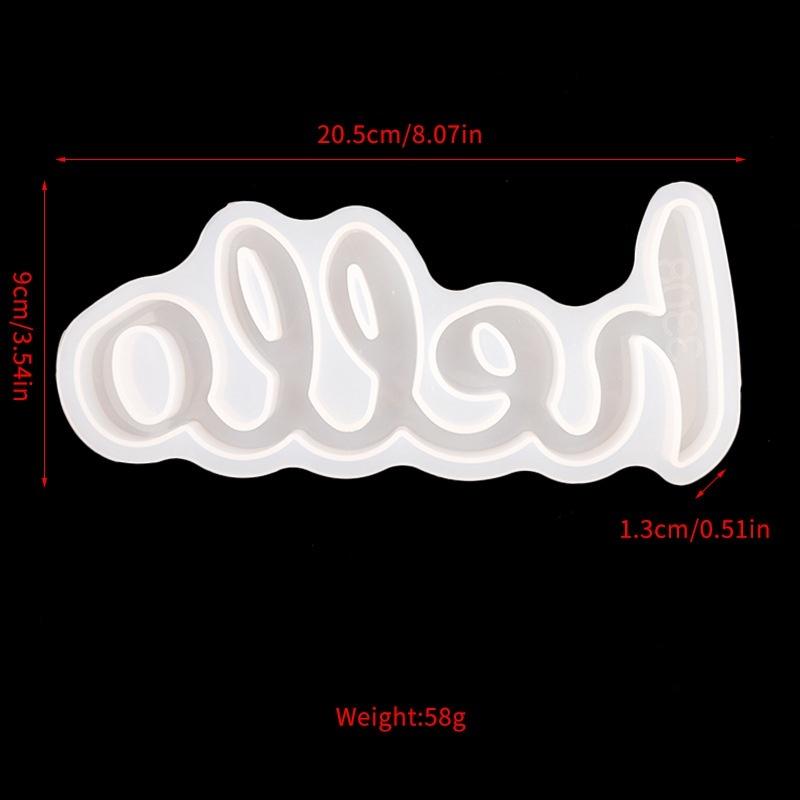1 Pcs Heart Shape HOME LOVE Silicone Mould Letters Crystal Resin Mold DIY Crafts Casting MoldsHome Decoration Jewelry Making Tool