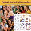 Y2k Spicy Girl Football Tattoo Stickers Sports Event Match Temporary Tattoo Music Festival