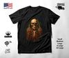 Skeleton Double Middle Finger T-Shirt Black Unisex S-2XL