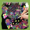 Children's Colorful Scratch Art Paper for Kindergarten & Elementary - A4, 16k, 4k, 8k Sizes