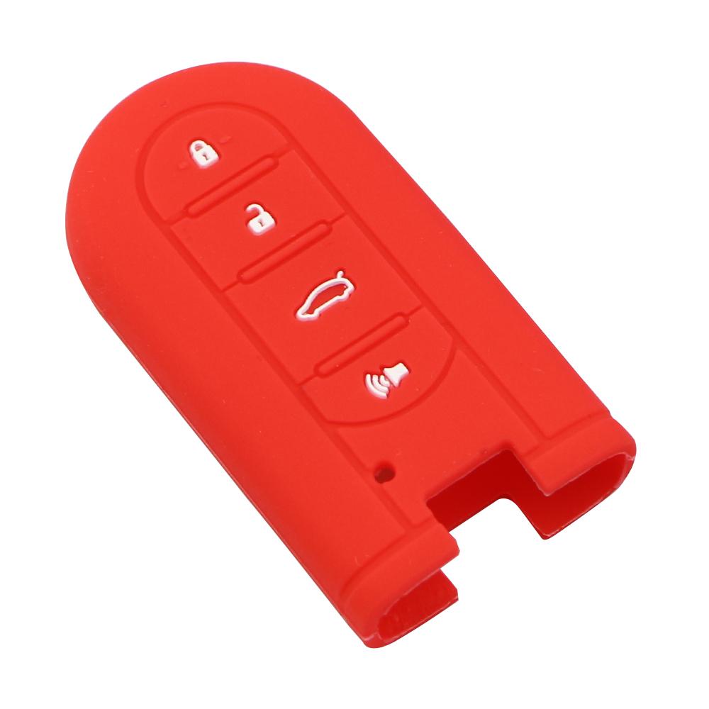 Silicone Car Key Holder Cover Car Key Case Fit for Perodua Kelisa Kancil Kenari Alza Viva Myvi Daihatsu Mira 4 Button Key