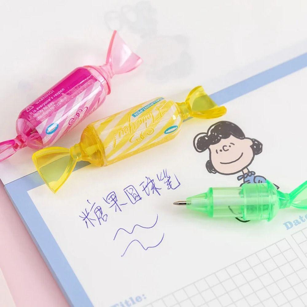 1/4Pcs Colored Mini Pen Creative Student Stationery Cute Ballpoint Pen  Office