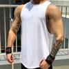 Brand Gyms Workout Singlet Sleeveless New Clothing Bodybuilding Fitness Men Tank Top With Hooded Mens Stringers Tank Tops Shirt