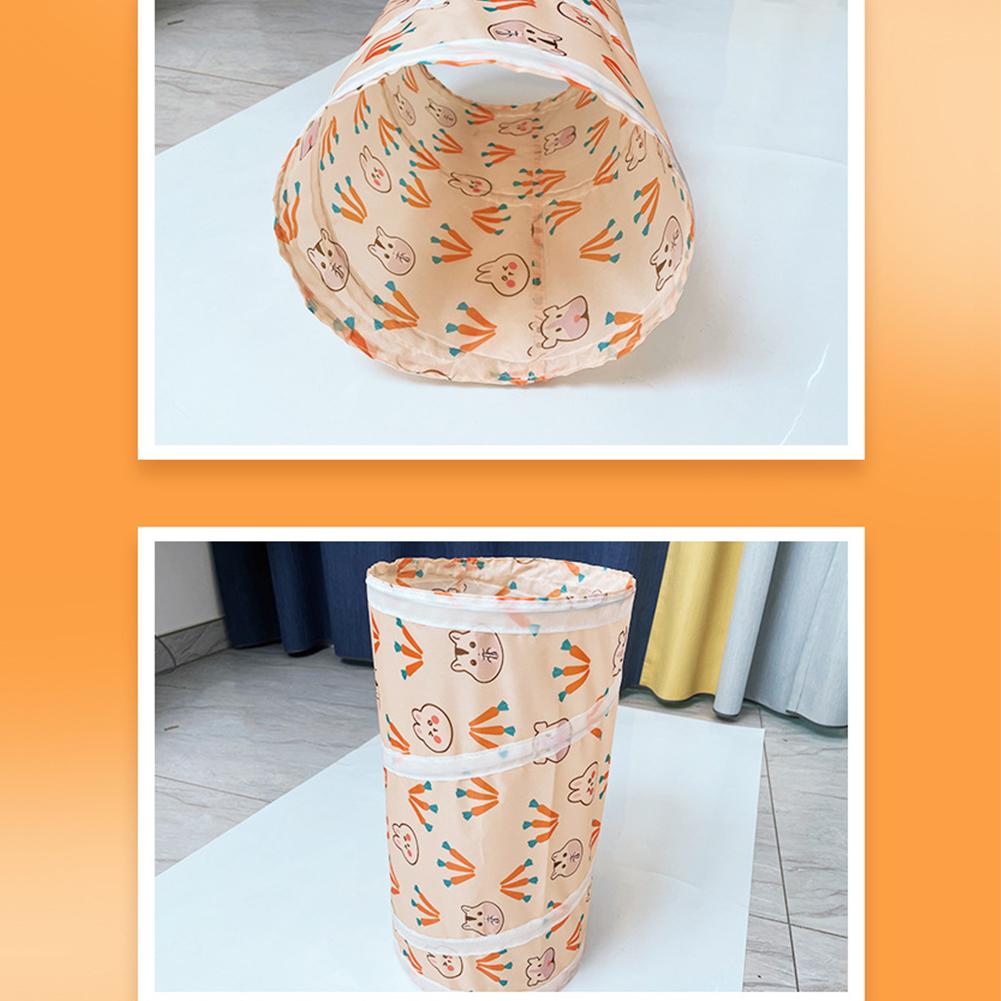 Tunele składane małe tunele aktywności dla zwierząt kryjówki akcesoria dla królików karłowatych świnek morskich kociąt