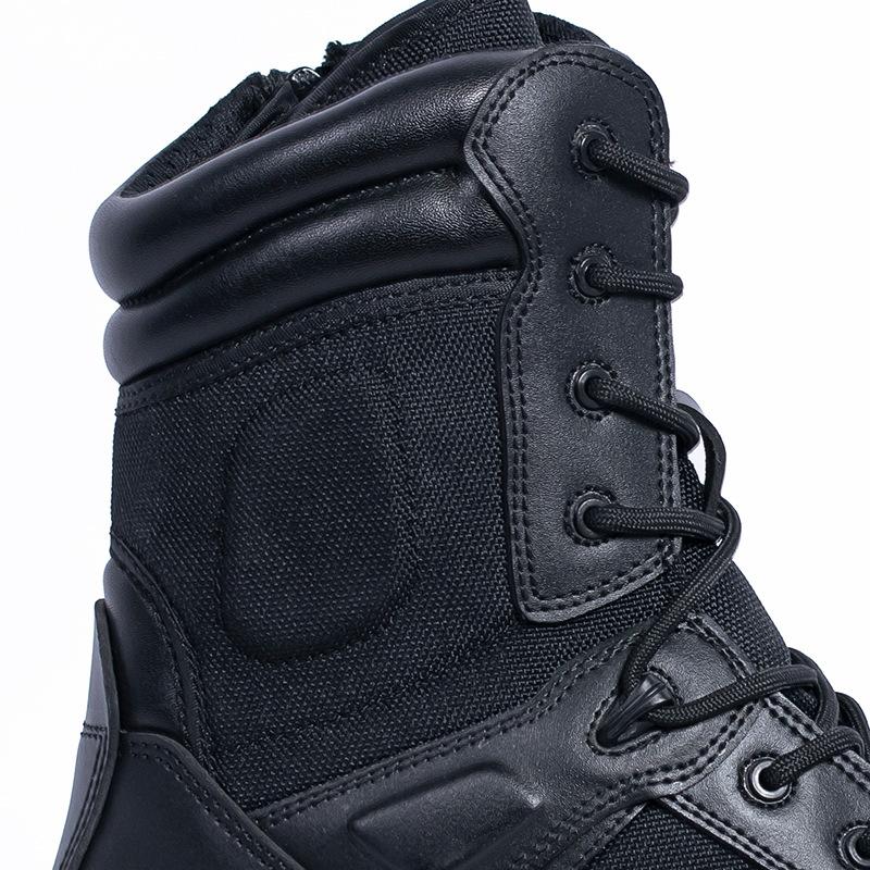 Outdoor Leisure High Top Boots Genuine Leather Breathable Training Shoes Desert Wear-resistant