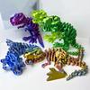 3D Gedrucktes Drachen-Set Bastelmodell Dekoration Fidget Spielzeug Drehbarer Tyrannosaurus Rex Skelett Dinosaurier Geschenk Für Kinder Geburtstage