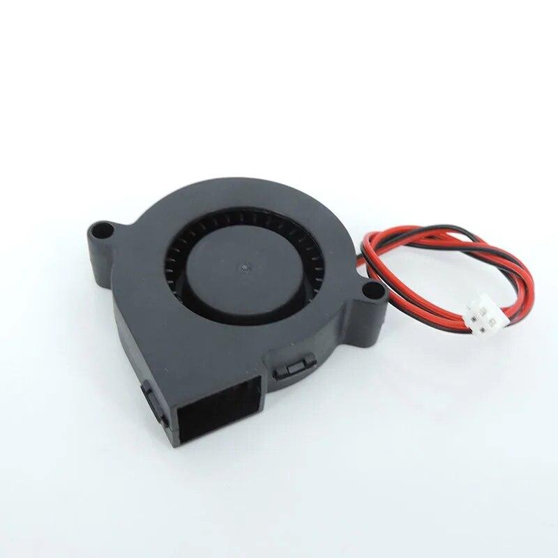 Ανεμιστήρας ψύξης 50mm DC 5v 12v 24V 5015 Radial Turbo Blower 50x15MM για αξεσουάρ 3D εκτυπωτή 50mm Brushless 5CM Cooler Fan