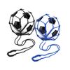 Youth Football Self Trainer Kick Net Pocket Professional Outdoor Sport Nylon Net Basketball Bag Solid Mesh Soccer Ball Carry Bag