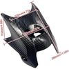 Compatible With 650 Z 650 2017-2023 Motorcycle Hole Ignition Switch Cover Gas Tank Fairing Cowl 650 Z650(Carbon Fiber color)