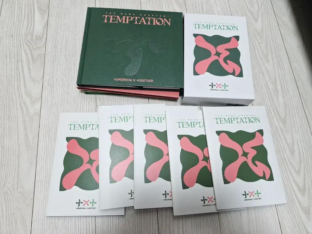 TOMORROW X TOGETHER Temptation Album Full Set Used
