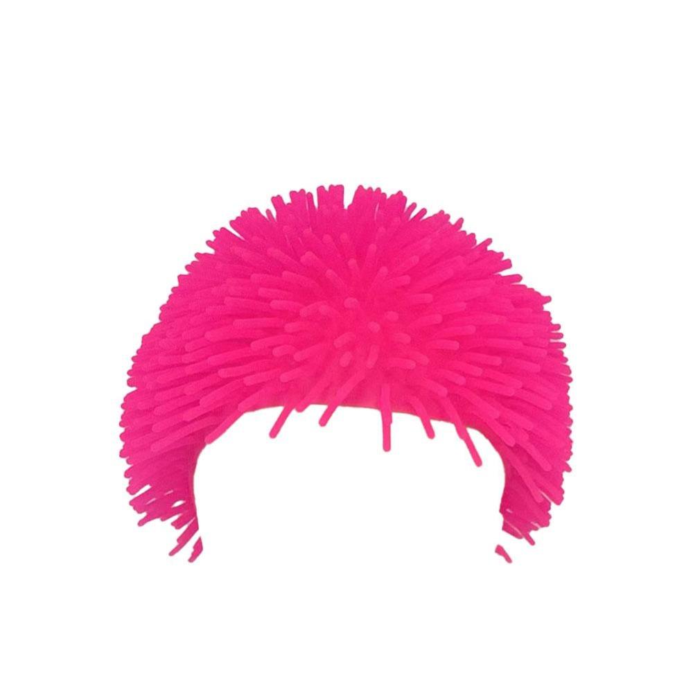 Ontwerp met Lang Haar Stekelige Bal Zwemhoed Hoge Elasticiteit Zee-egel Hoed Stekelige Bal Prank Hoed Jongeren