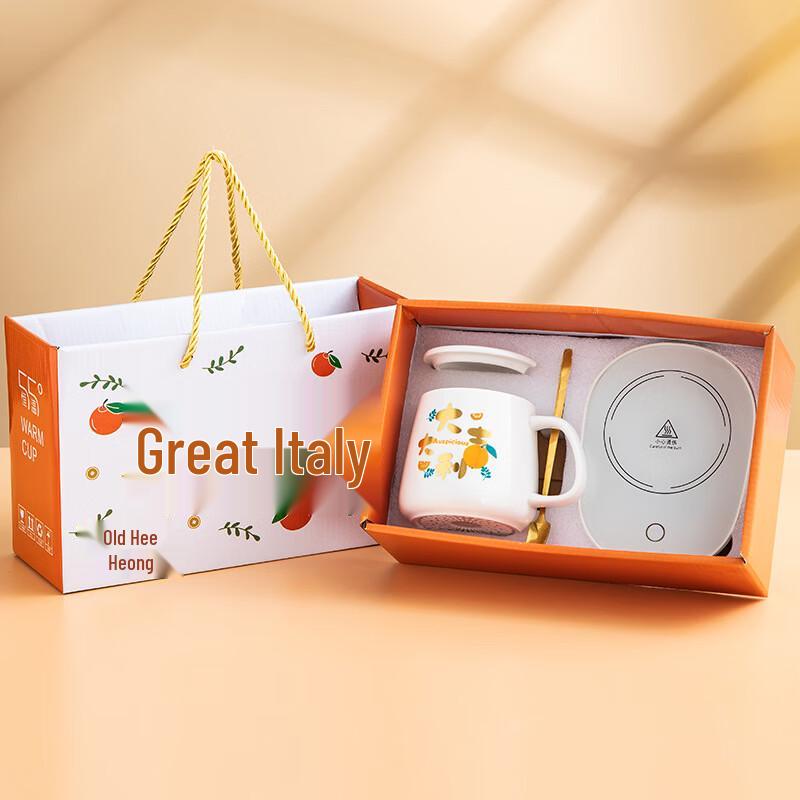 

OLOEY Ceramic Heating Mug Gift Set