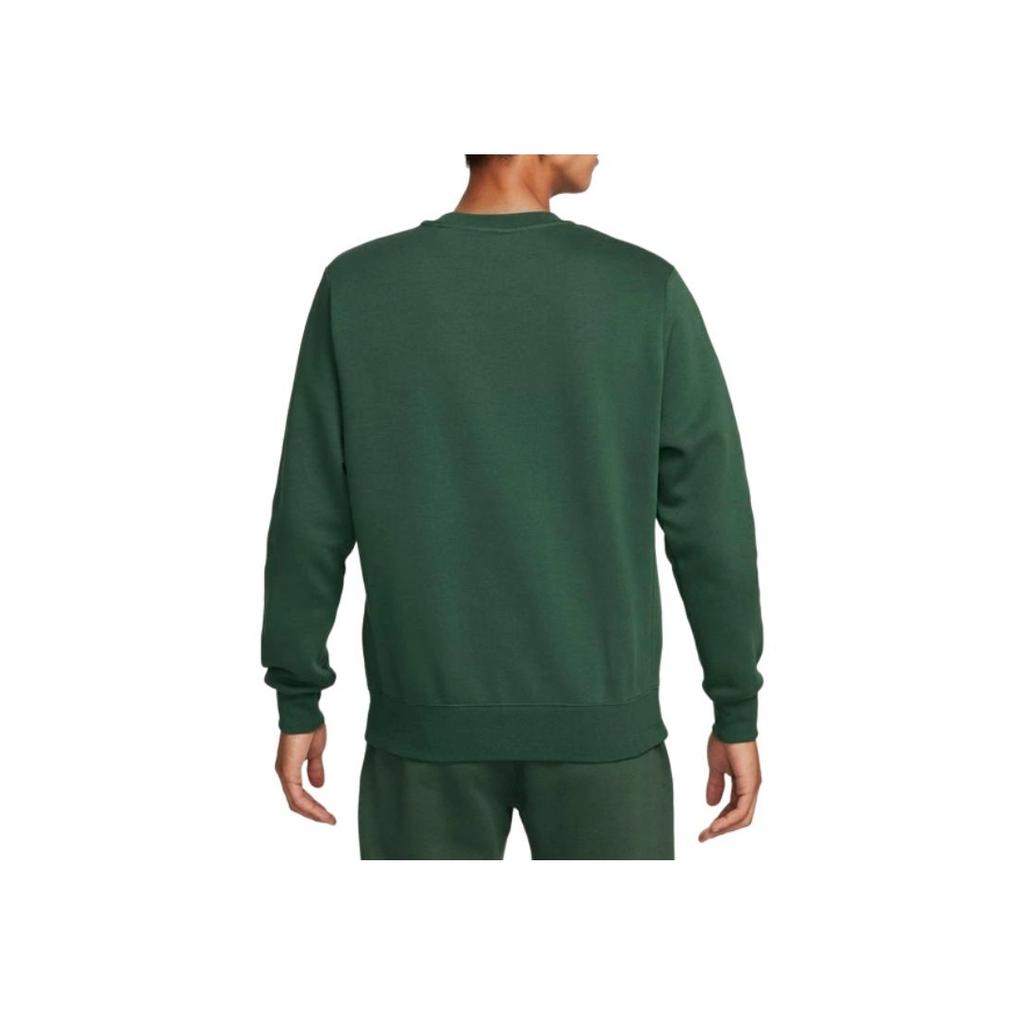 Nike Embroidered Letter Crewneck Pullover Sport Long Sleeve Sweatshirt Men Sweatshirt Green BV2663-323