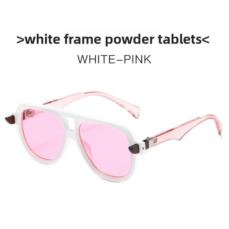 Euro Style Double Bridge Sunglasses With Pc Frame For Outdoor Sports And Fashion Accessories