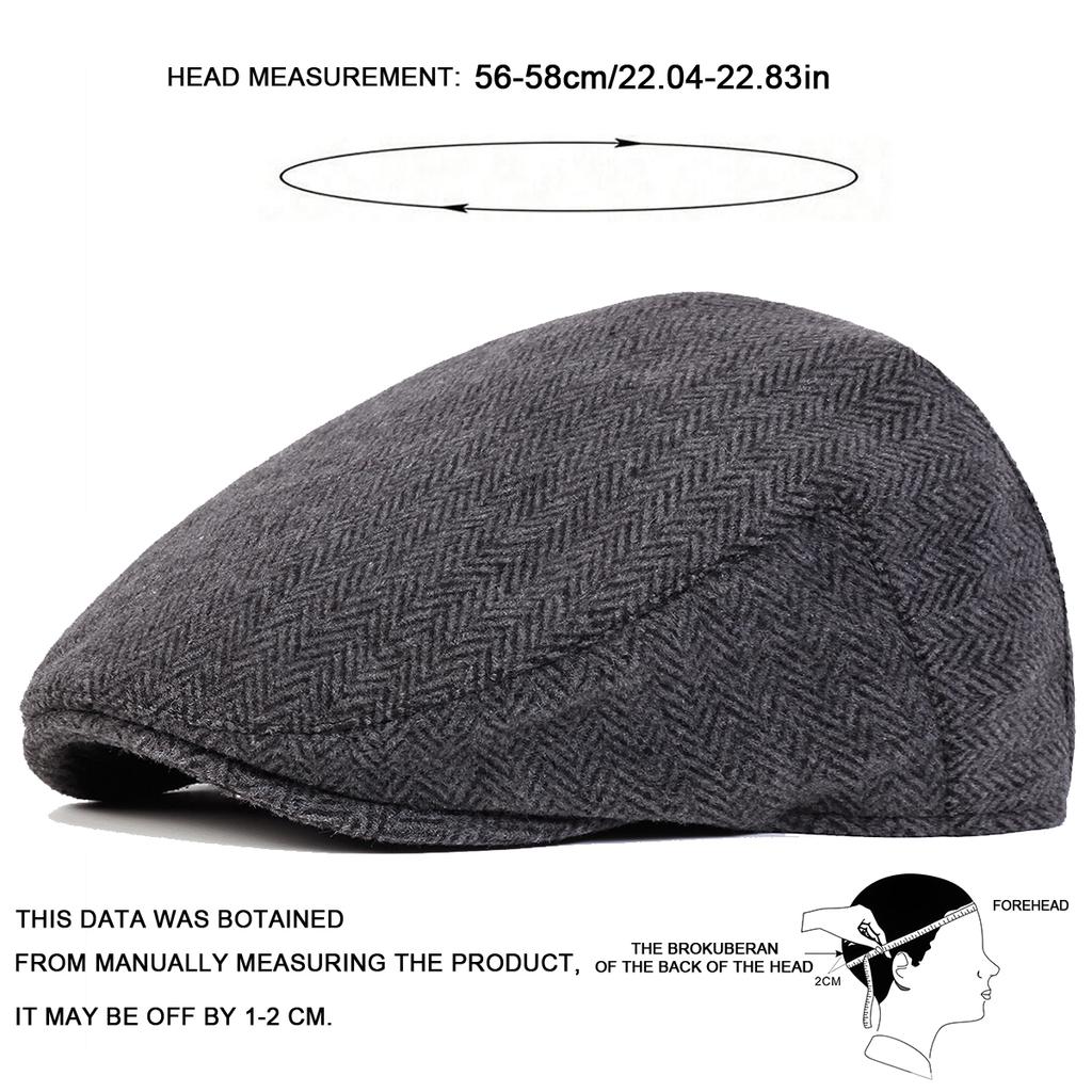 Unisex Furry Forward Hats Retro Beret Hat Fashion Newsboy Caps Spring Autumn Outdoor Leisure Hats Travel Accessories for Women Men