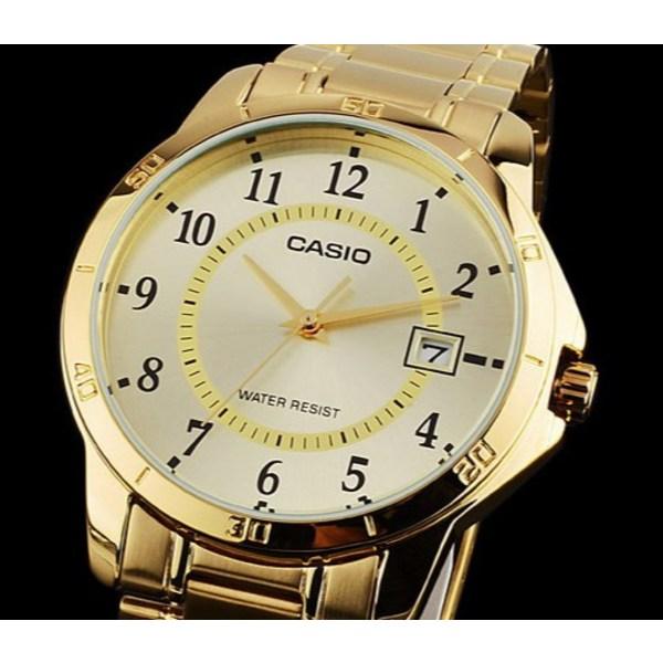 Casio Men's Metal Band Watch MTP-V004G-9B