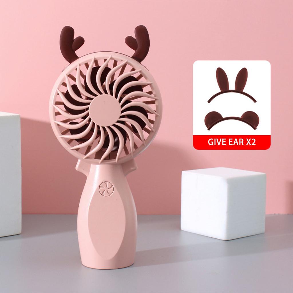 Handheld Small Fan Portable Lanyard  Desktop Student USB Charging Fan