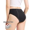 Cuecas de Período para Mulheres Fluxo Intenso À Prova de Vazamentos Cuecas Hipster Cintura Média Sem Vazamentos Laterais Calcinhas Menstruais