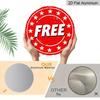 2D Flat, 1pc Round "FREE" Aluminum Hanging Sign, Red Vintage Star Border Design, Retro Metal Door Hanger, Perfect for Business Storefront, Shop