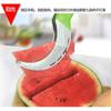 Stainless Steel Watermelon Slicer Plastic Wrap Handle Non-slip Melon Cutter Cutter Kitchen Gadget Fruit Cutting Tool Summer