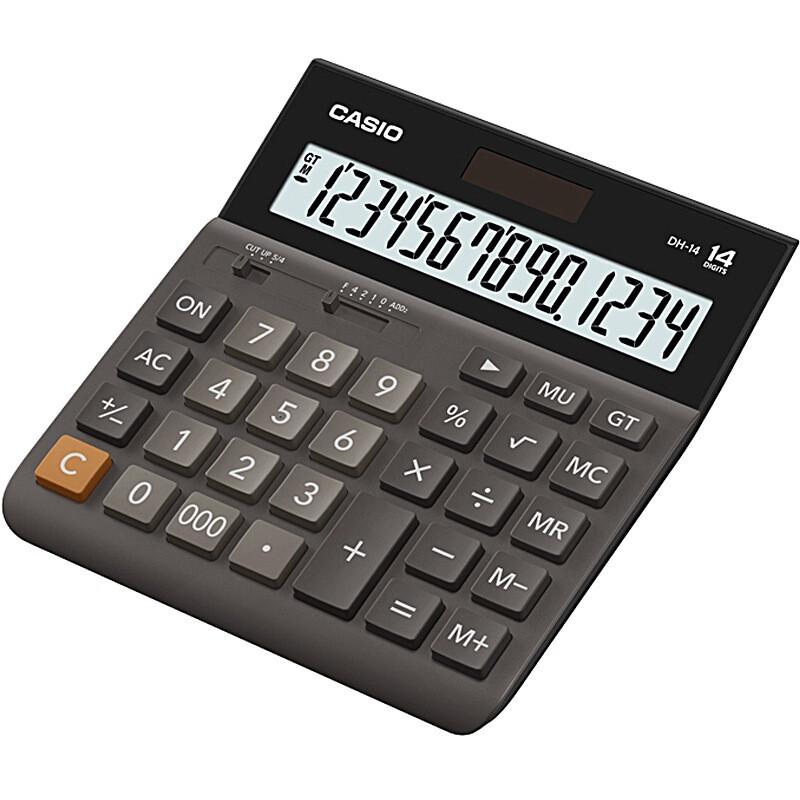 Calcolatrice Professionale a 14 Cifre Casio DH-14-BK