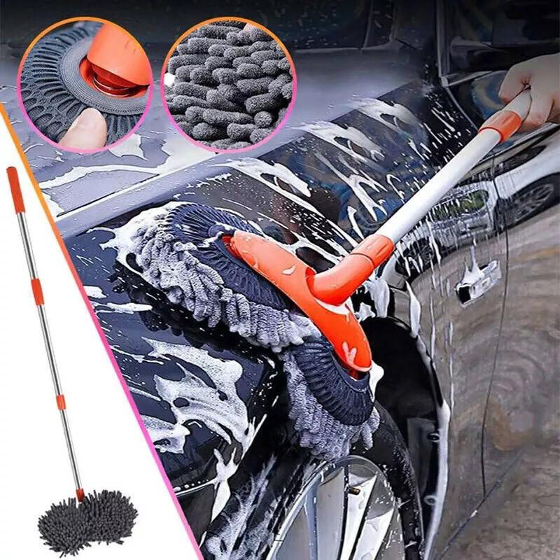 Car Cleaning Uk Telescopic  Brush Car Wash Brush Mop Long Handle Microfiber