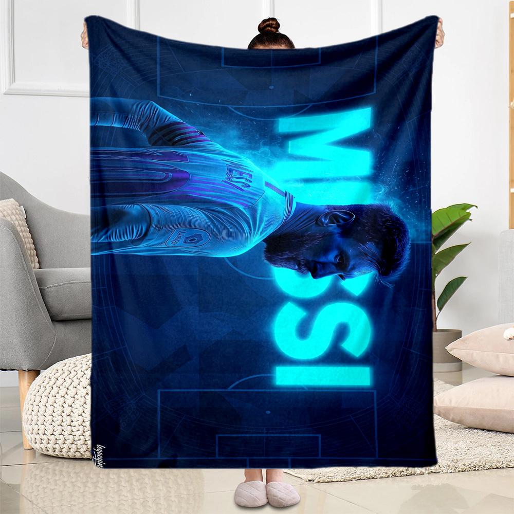 Messi 202 Blanket Soft & Cozy Suitable for Office Chair Bedding Chair Four Seasons Universal Digital Print Birthday Christmas Gift Blanket