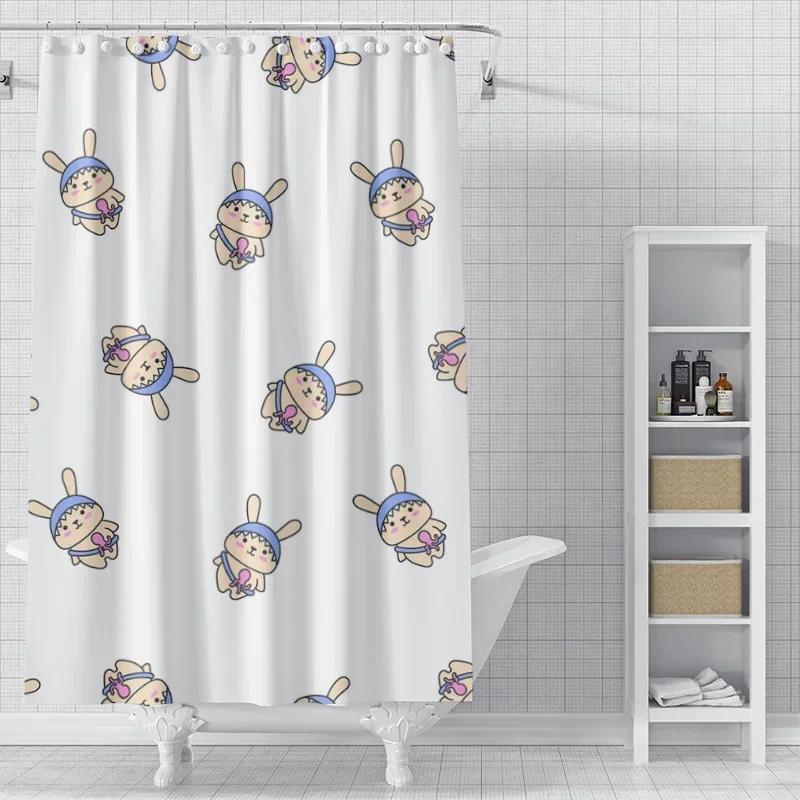 Home decoration shower curtains for bathroom waterproof curtain fabric Modern Nordic style Living Roomcute animal cartoon dogs