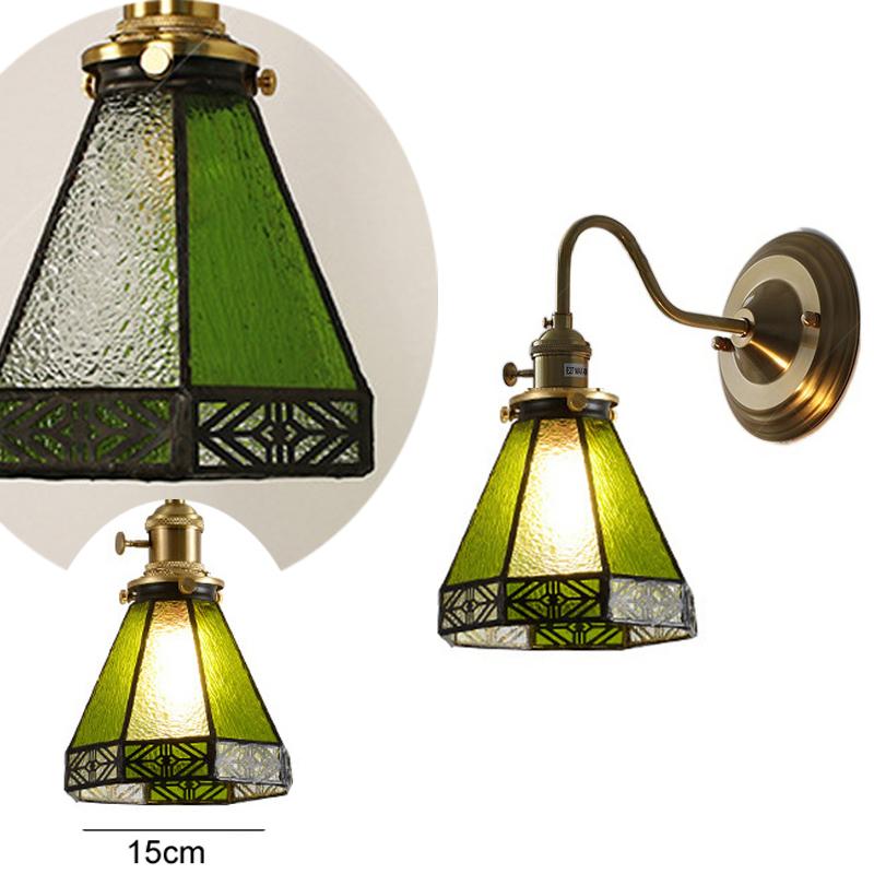 Bedroom LED Wall Lamp Indoor Vintage Interior Lighting Adjustable Night Light For Bedroom Dining Room Cafes Wall Sconce Brass