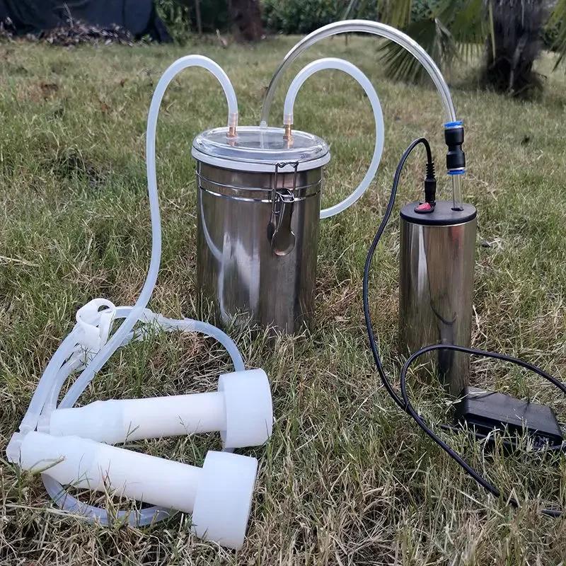 Elektriskā govju slaukšanas mašīna sūcoša govs