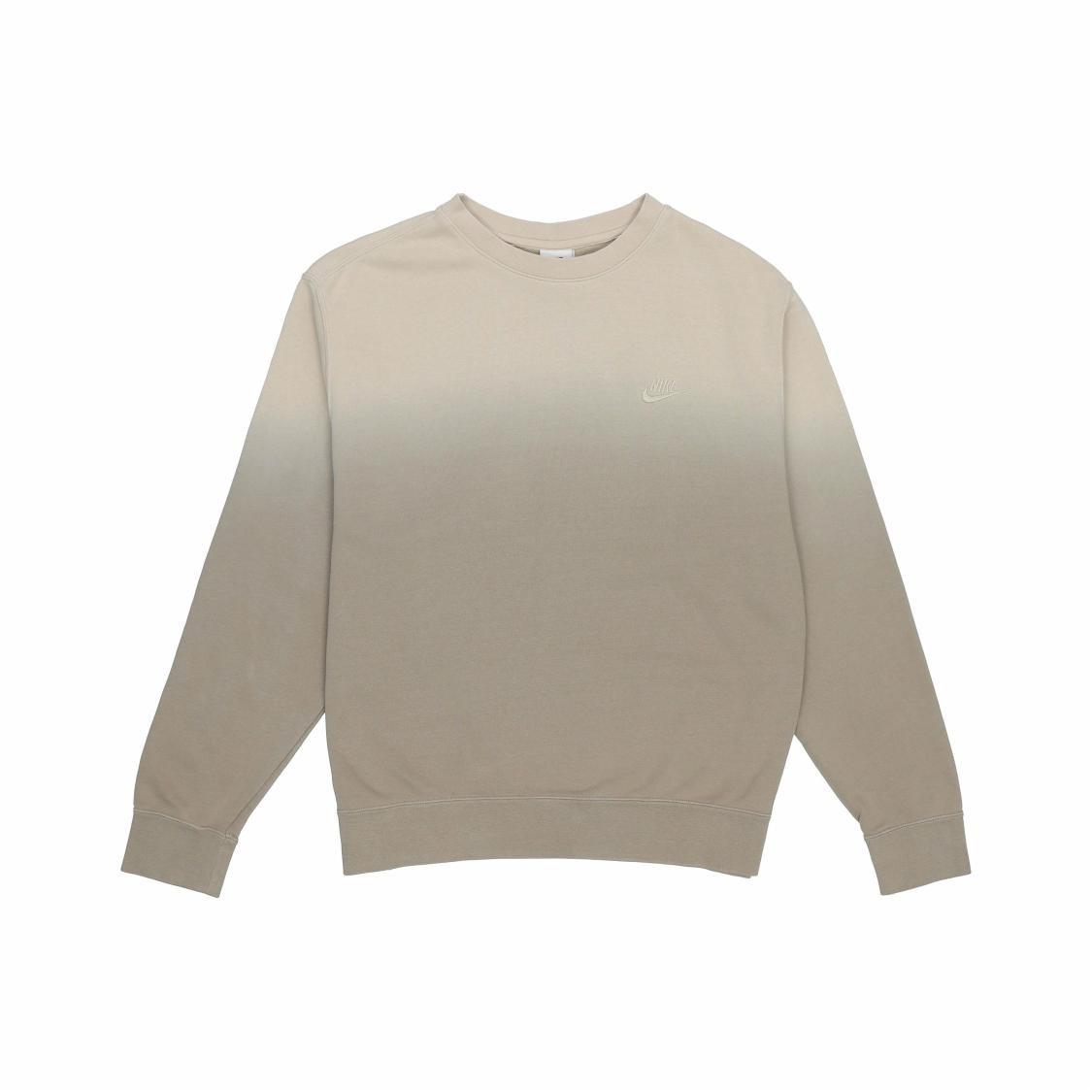 Nike Men s Gradient Loose Fit Crewneck Long Sleeve Sweatshirt Spring Khaki S