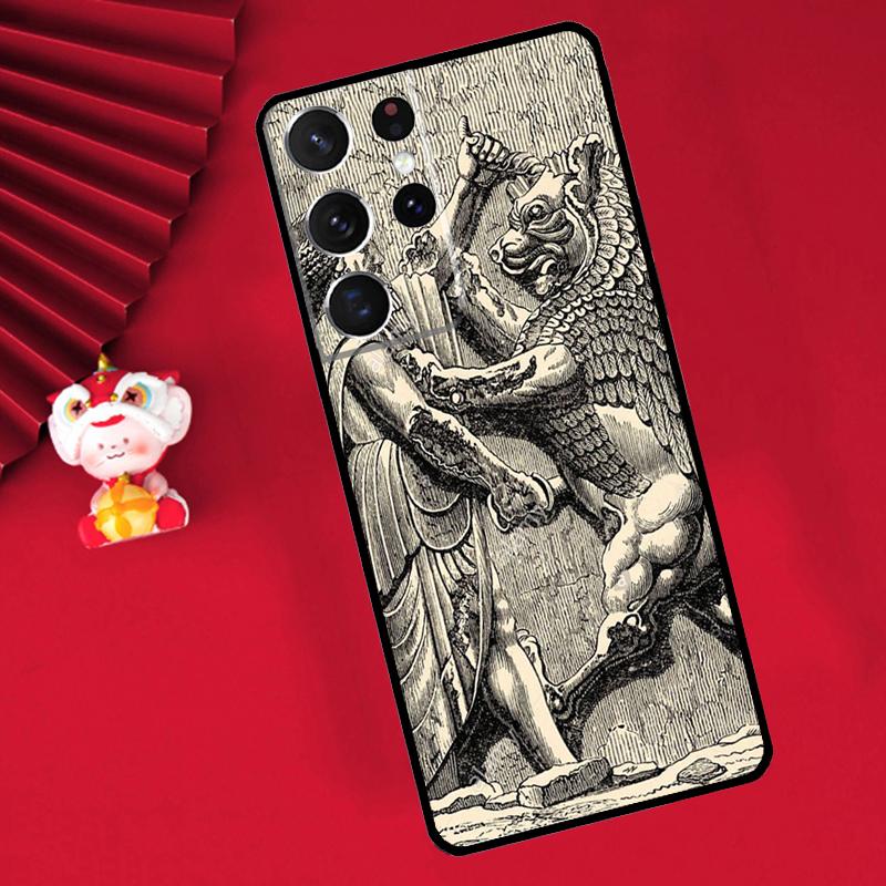 Persian Empire Ahura Mazda Case For Samsung Galaxy S25 S26 Ultra S22 S23 S24 Ultra S20 S21 Plus S10 S25 FE Cover Funda