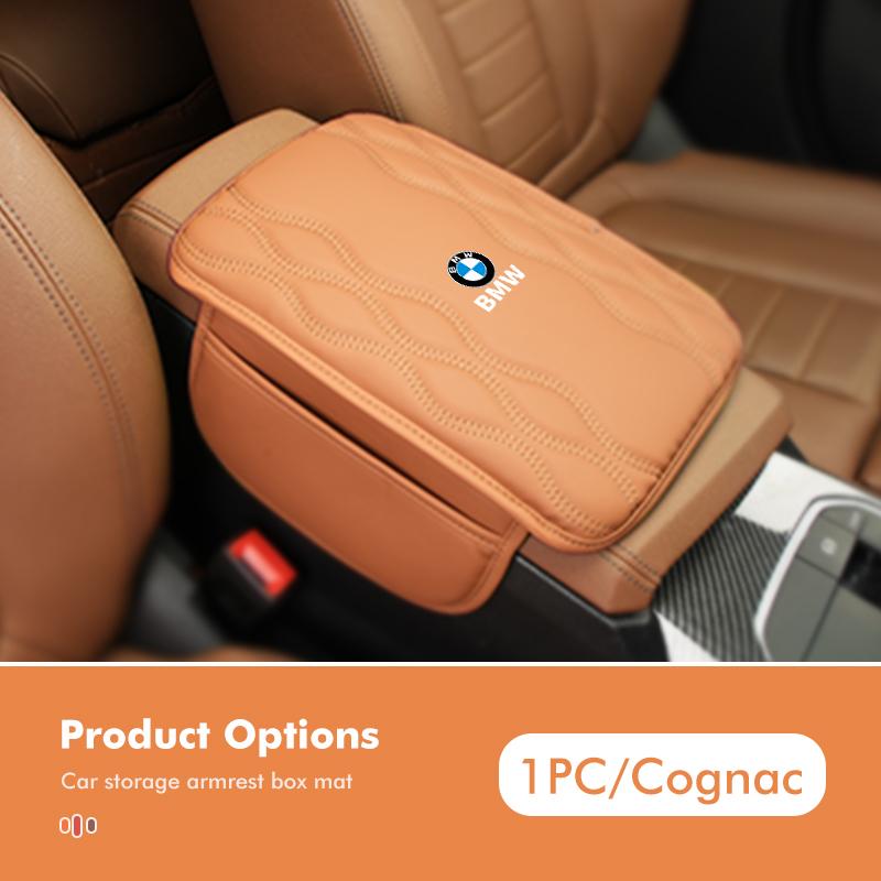 For BMW Car Armrest Box Pad Center Console Arm Rest Protector Cover Storage Pocket Elbow Rest Cushion X3 X5 M5 M3 E46 E90 E60