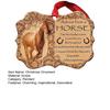 Horse Christmas Ornament 2D Acrylic Horse Xmas Tree Hanging Ornament Horse Keepsake
