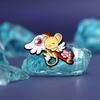 Magical Girl Emaille-Anstecknadeln Custom Niedliche Häschen Bär Broschen Reversabzeichen Tier Lustiger Schmuck Geschenk für Kinder Freunde