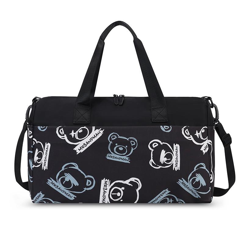 Men's and women's short-distance outings, hand-held travel bags, business trip supplies, storage, luggage bags can be set with tie rods