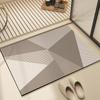 Absorbent Non-Slip Diatomaceous Earth Bathroom Floor Mat - Dirt & Wear-Resistant