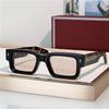 ASCARI Fashion Square Handmade Acetate Sunglasses, Trendy Sunscreen for Men & Women, Perfect for Holidays & Parties
