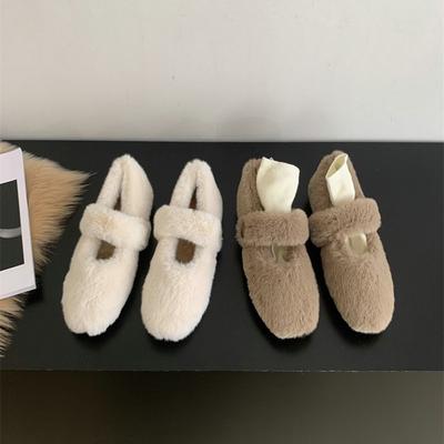 Innere Höhenerhöhung~ Doudou Schuhe Herbst und Winter 2025 neue warme lässige Plüschschuhe Damenschuhe runder Kopf flacher Boden